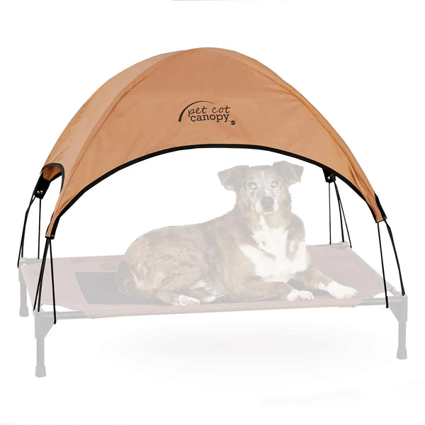 K&H Pet Products Pet Cot Canopy Large Tan 30″ x 42″ x 28″ – KH1637