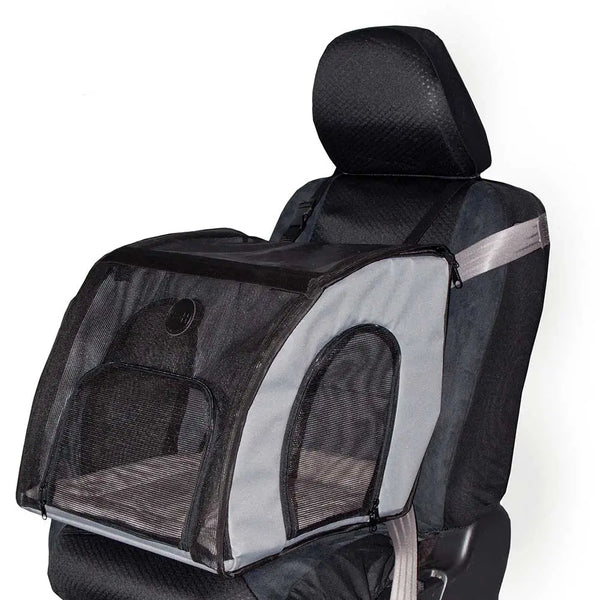 K&H Pet Products Pet Travel Safety Carrier Large Gray 29.5″ x 22″ x 25.5″ – KH7680